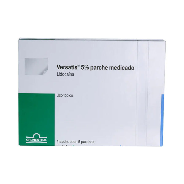 Versatis Parche 5% Caja X 5 Und (Lidocaina Transdermica Percutanea)