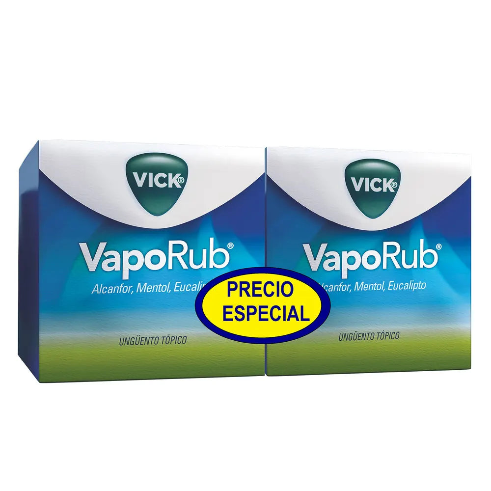 Vick Log Vick Vaporub Unguento Mentol Eucalipto Y Alcanfor Pote X 50 Gramos - P ...