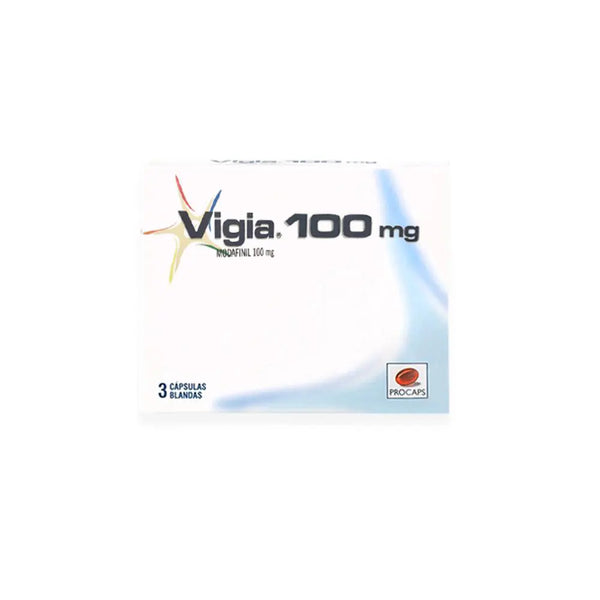 Vigia 100 Mg Caja X 3 Cap (Modafinil)