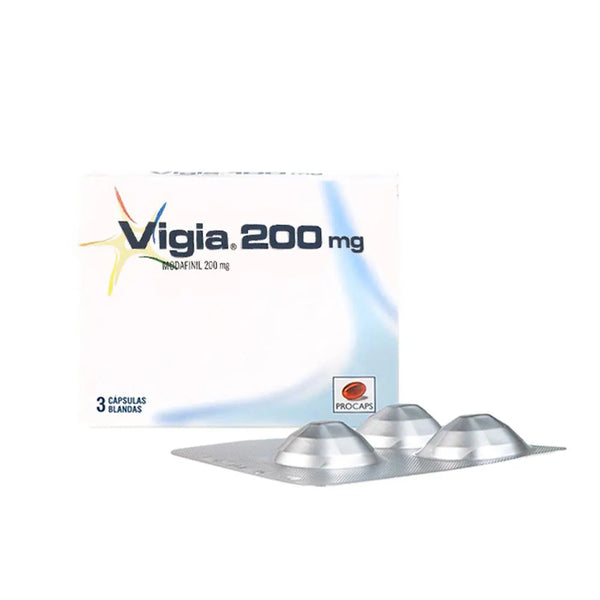 Vigia 200 Mg Caja X 3 Capsula Blanda (Modafinil)
