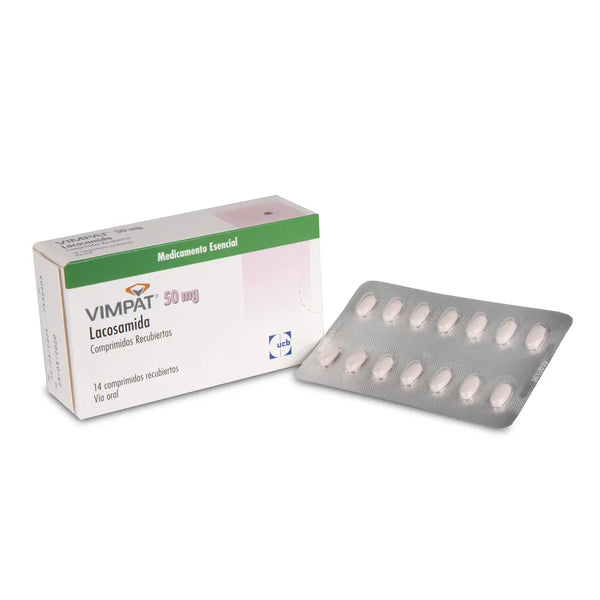 Vimpat 50 Mg Caja X 14.00 Tab (Lacosamida )