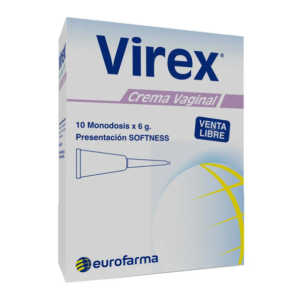 Virex Crema Vaginal X 10 Monodosis Caja X 10 Und (Aciclovir)