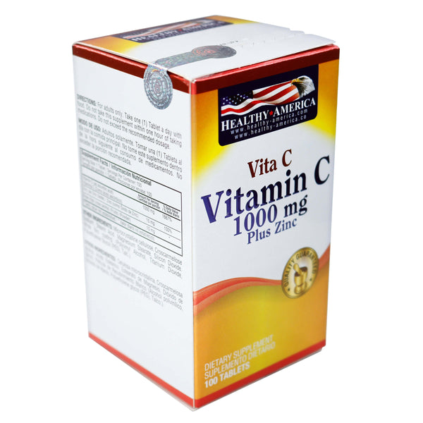 Vita C 1.000 Plus Zinc Healthy 100Tab (Vitamina C-Zinc)