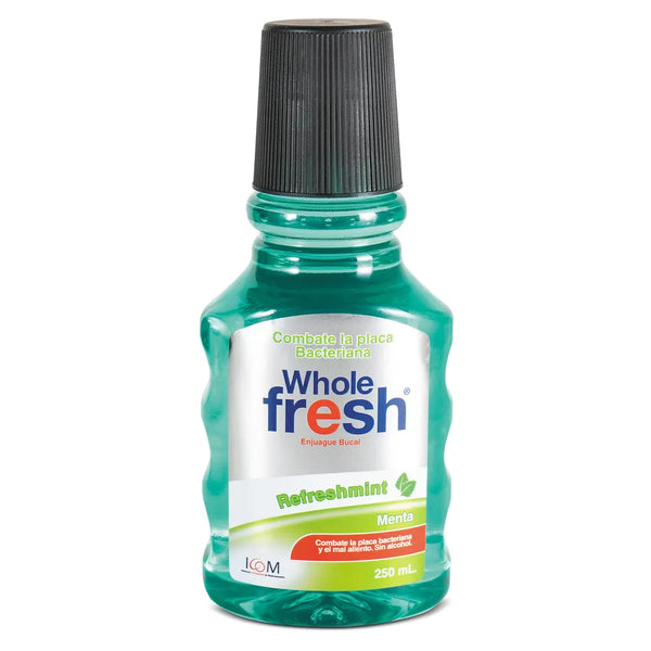 Whole Fres Enjuague Bucal Menta Frasco X 250 Ml