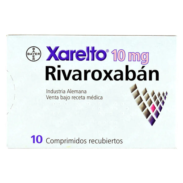 Xarelto 10 Mg Caja X 10 Tab (Rivaroxaban 20 Mg )