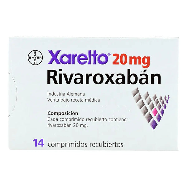Xarelto 20 Mg Caja X 14 Tab (Rivaroxaban 20 Mg )
