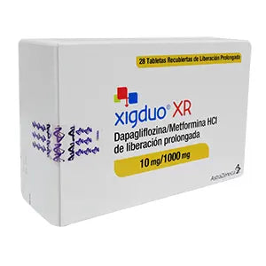 Xigduo Xr 10/1000 Mg Caja X 28 Tab (Metformina - Dapagliflozina )
