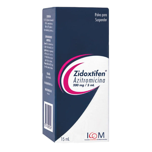 Zidoxtifen 200Mg/5Ml Susp.15Ml Icom (Azitromicina)