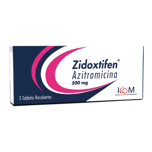 Zidoxtifen 500 Mg Tableta X 3 Und (Azitromicina)