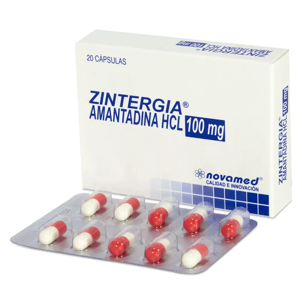 Zintergia 100 Mg Caja X 20 Cap (Amantadina)