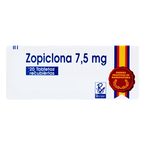 Zolpiclona 7.5 Mg X 20 Tab (Zopiclone)