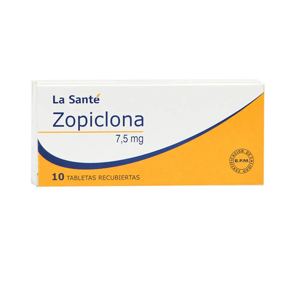 Zopiclona 7.5 Mg (La Sante) Caja X 10 Tab (Zopiclona)