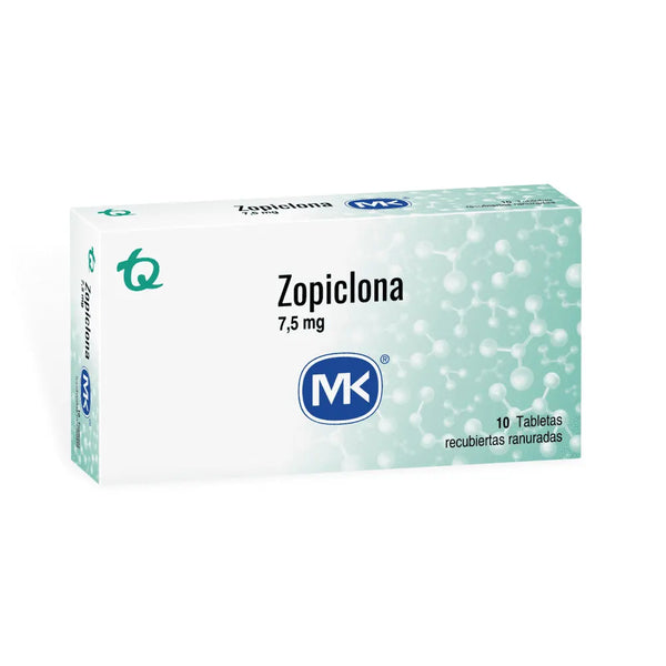 Zopiclona 7.5 Mg (Mk) Caja X 10 Tab (Zopiclona)