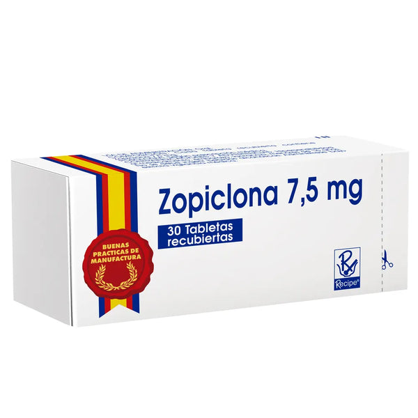 Zopiclona 7.5 Mg (Recipe) Caja X 30 Tab (Zopiclona)